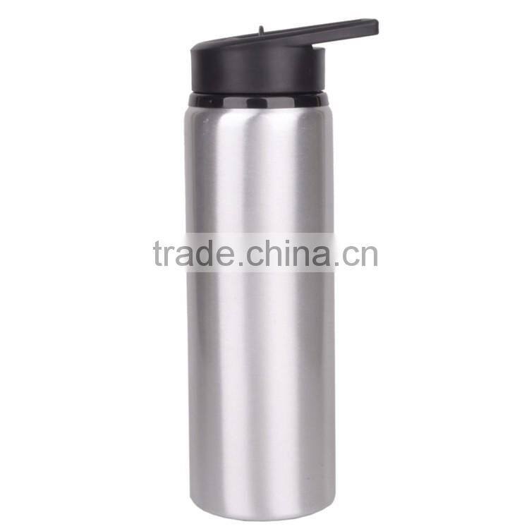 Aluminum bottle empty 450ml volumes long flask water bottle