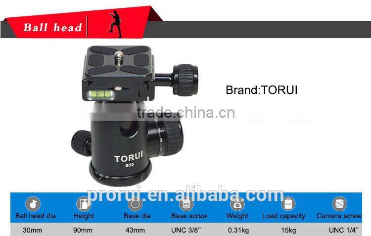 Q02 SLR camera tripod ball head gimbal lock hydraulic damping micro-benchmark
