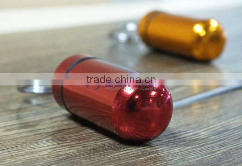 Golden Super Big Metal Capsule Shape Alloy Capsule Vial
