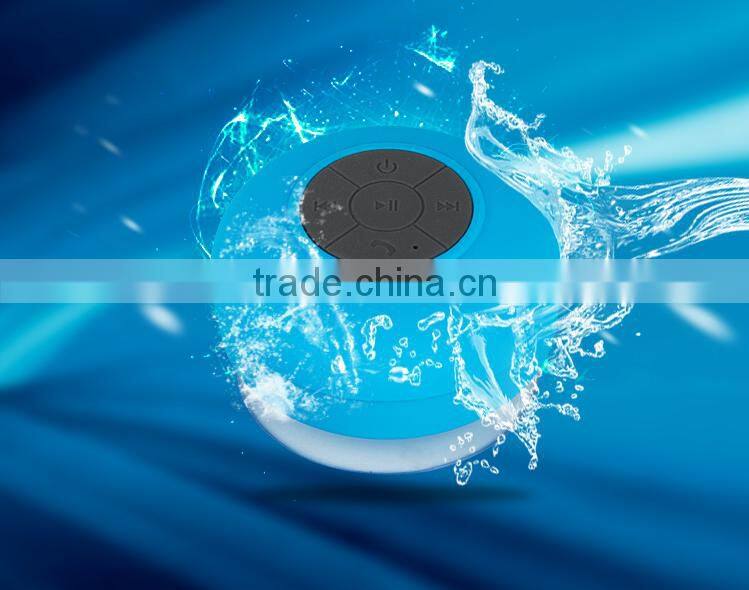 Hot sale Silicone Suctorial Waterproof Shower Bluetooth Voice Box
