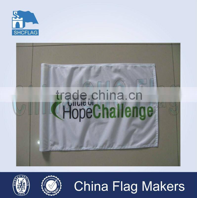 100%polyester custom golf flags