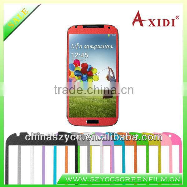 For Samsung S4(I9500) Colourful Good Quality Factory Manufacture Fashion Leather Screen Protector