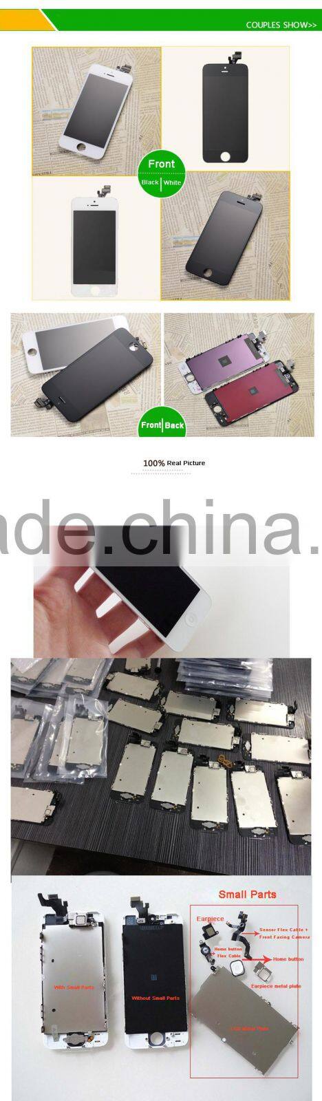 Genuine Brand new for iphone 5c front window lcd assembly