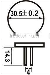 back entry 24V DC Red/White Blue/White dual color boat led G4