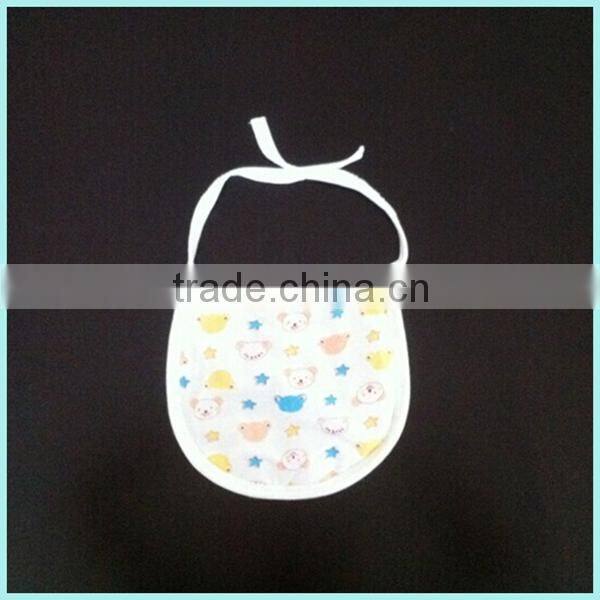 OEM custom printed eco-friendly fancy bib for baby for sale