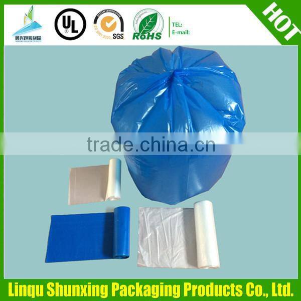 drawstring garbage bags/trash bags/plastic refuse sacks