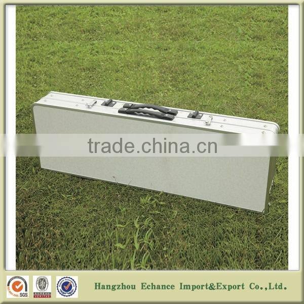Carry case aluminium folding picnic table with BBQ grill holder Best sell Norway