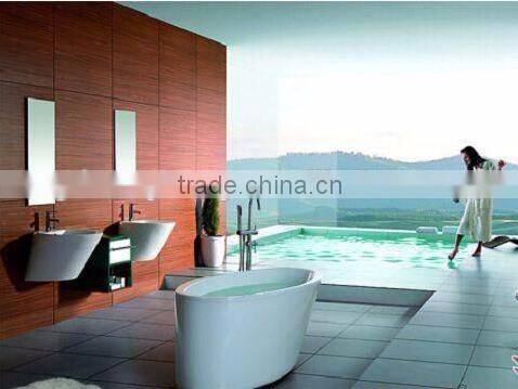 The Best Wooden Material Bathroom Cabinet, 100% Handmade shower enclosure