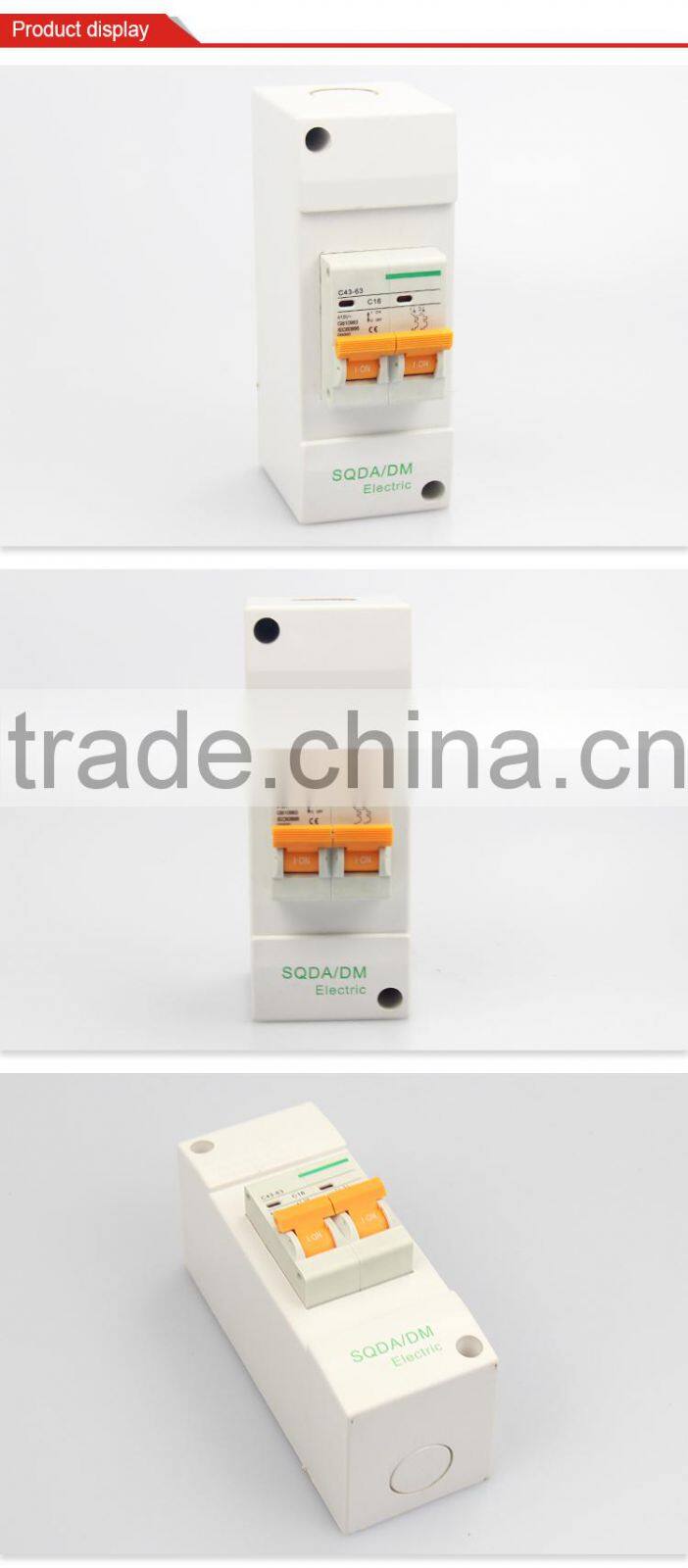China MCB manufacturer LC supply C46 C45B C48 series abs circuit breaker