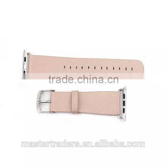 Cheap Colorful PU Leather Watch Band Wrist Strap For 42MM Apple Watch MT-3565
