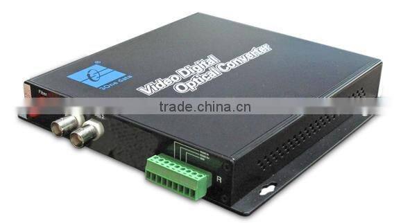 8 Channels Digital Video and1 reverse date to Fiber Converter high-resolution video signal