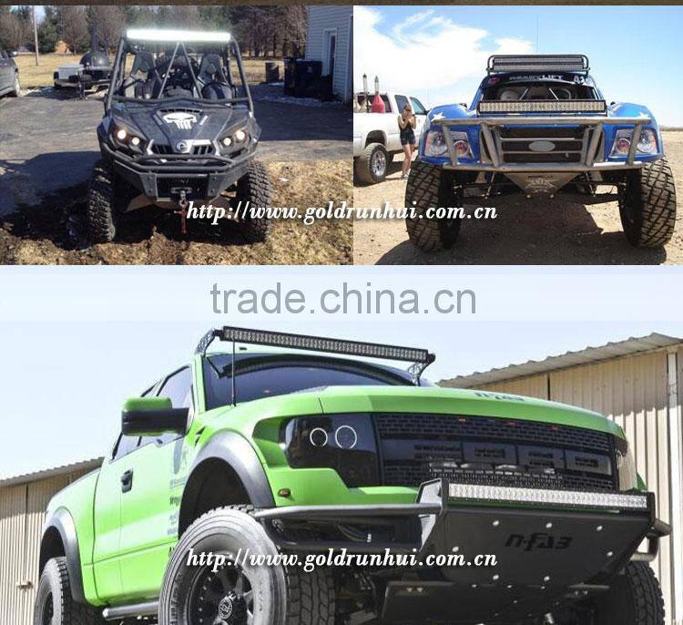 GoldRunhui RH-L0456 New Arrival 120W 10-30V 22inch JEEP Truck Tractor Boat Offroad Curving LED Light Bar Work Light Spot Flood C