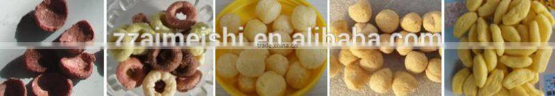 (Skype/Wechat: hnlily07) snack food machinery extruder/most popular puffed corn wheat snacks food extruder