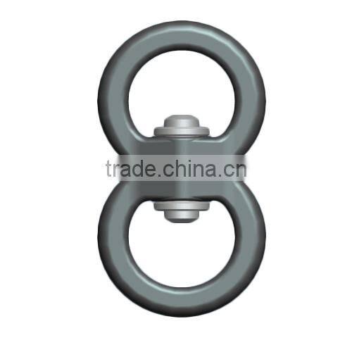 high quality aluminum swivel hook swivel double eye hook