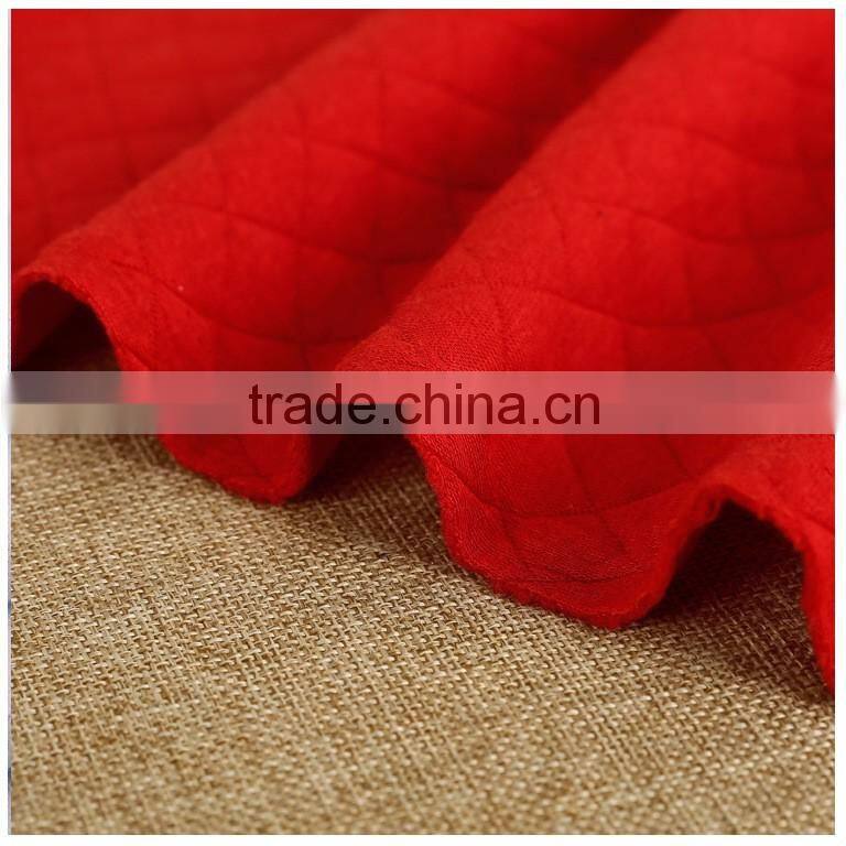 polyester cotton jacquard fabric air layer fabric scuba fabric