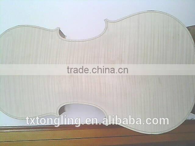 Quality Solid Wood Flamed Cello Unfinished White Cello 4/4 Made in China TL012
