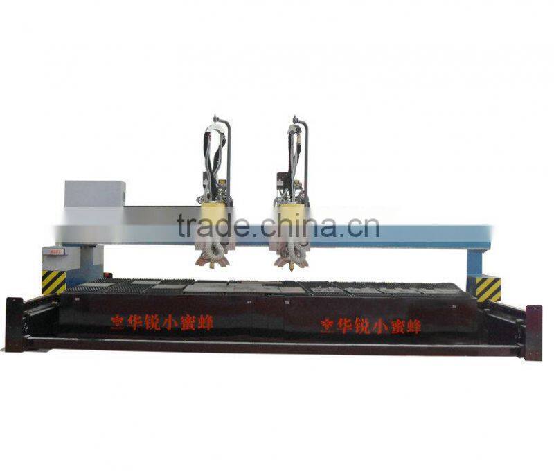 cnc plasma bevel cutting machine high effective dual ESAB plasma souce