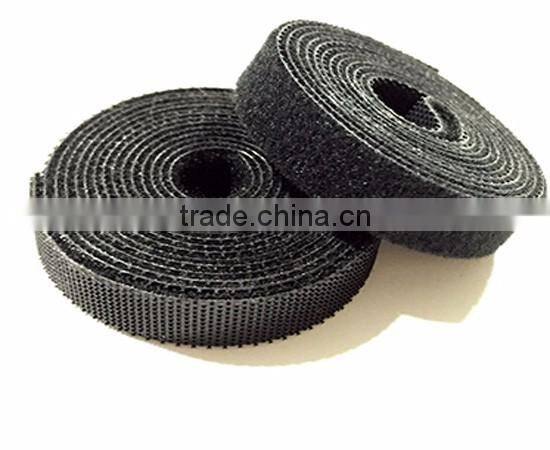 Customized back to back double side hook and loop tape supplier in China