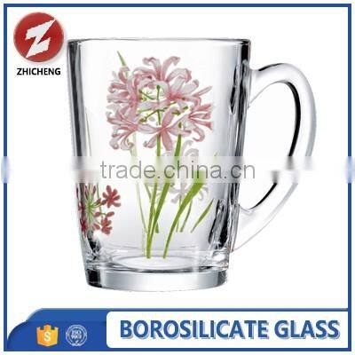 china style popular clear glass coffee cup