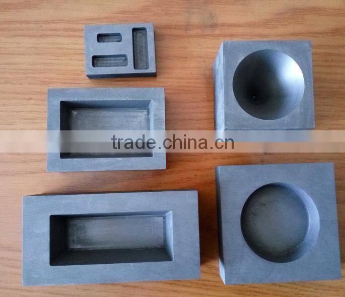 gold ingot casting graphite crucible