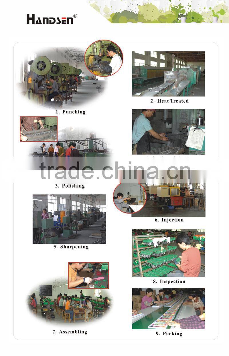 Popular 10" plastic ABS/PP handle long blade scissors