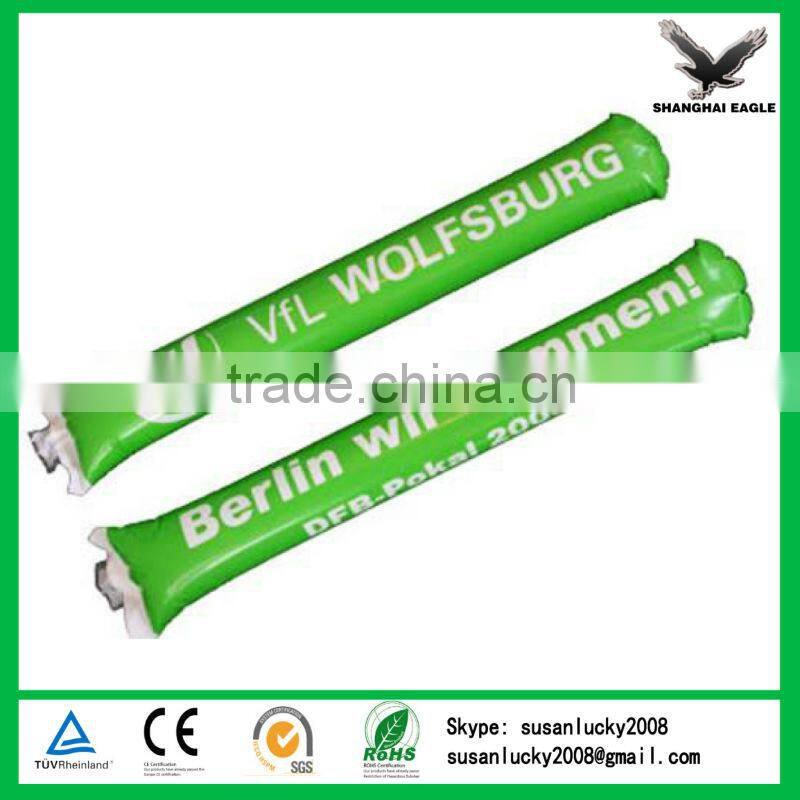 Cheap Promotional Inflatable Cheering Stick with Your Logo Printed (directly from factory)
