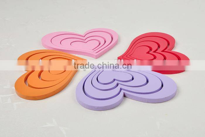 Cheap 3D MDF wall adhesive decoration 53*49MM