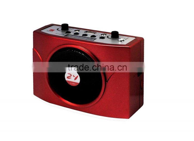 Mini USB speaker Portable Waistband Voice Booster Mini Amplifier Loudspeaker for teachers and tour guide