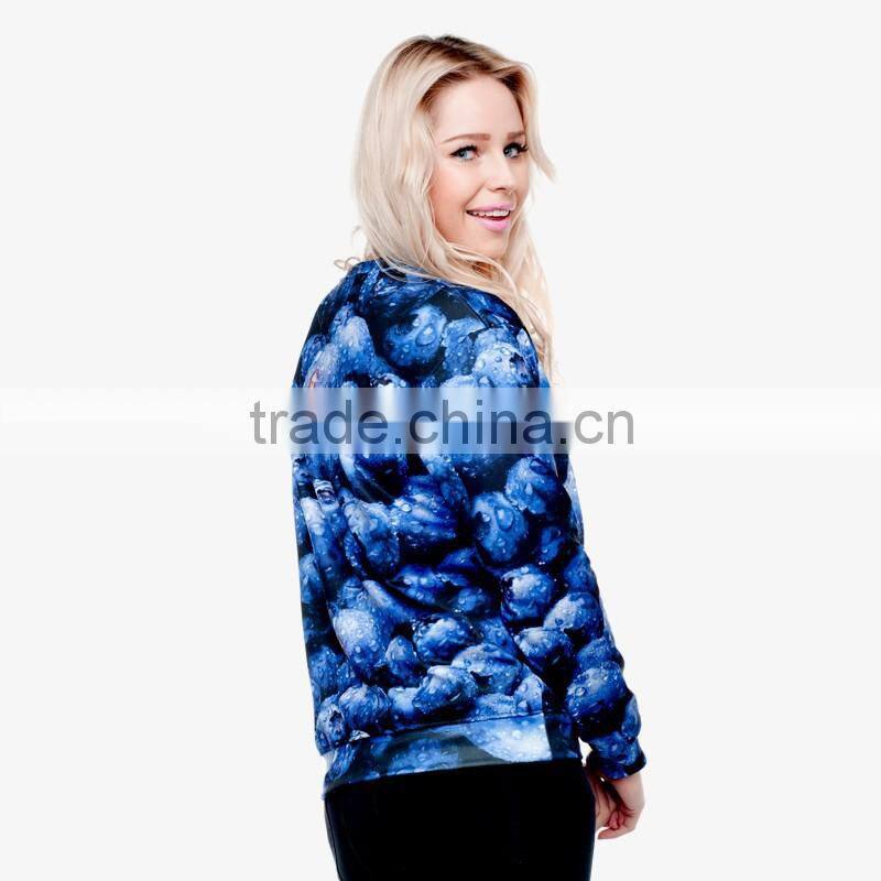 galaxy hot blueberry high quality 3d digital print fullprint crewneck sweatshirt spring autumn unisex custom oversized pullover