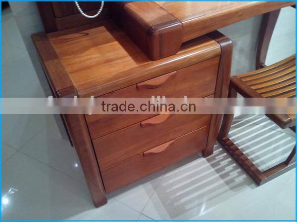 dresser table with mirror / luxury whole solid phoebe wood furniture / multifunctional antique bedroom furniture 3101