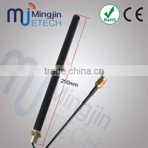 (factory price) 3dbi rg174 cable 433mhz screw, screw mounted antenna, 433mhz screw mounted antenna