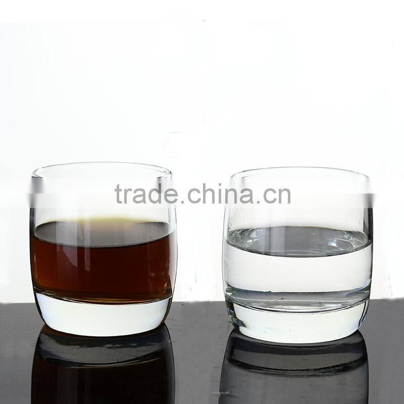 Customized glassware manufacture personalized low-ball drinking glass set of 2 in stocks