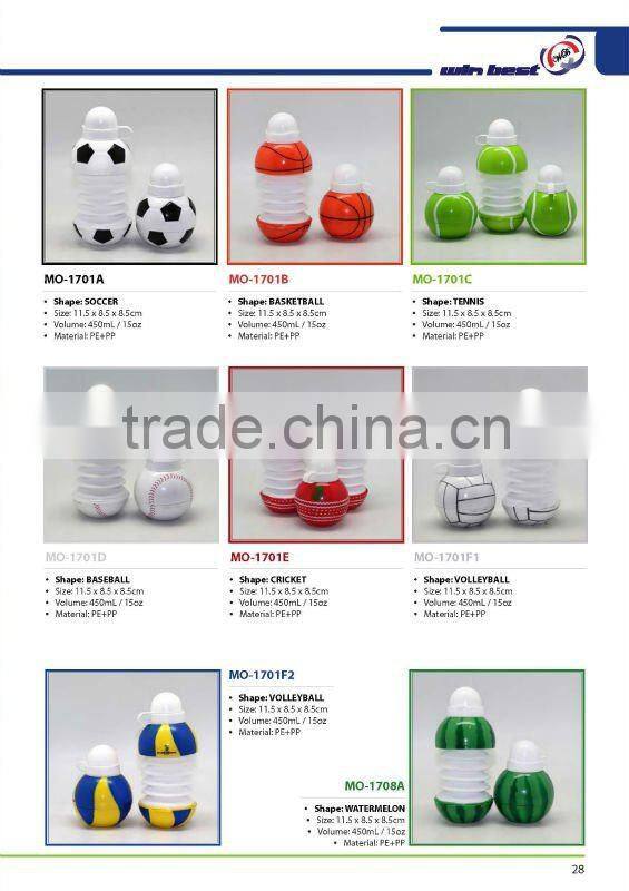 600ml/20oz silver color sport water bottles