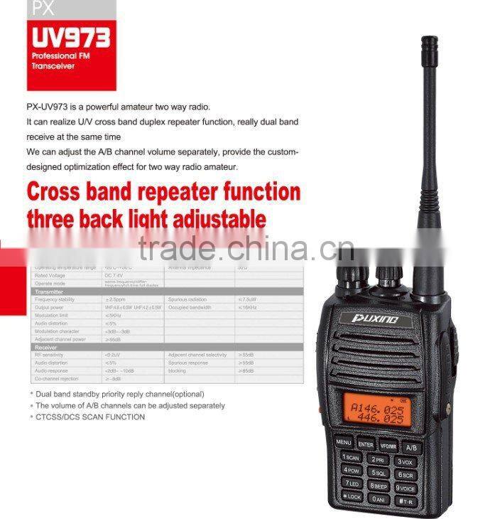 PUXING Amateur dual band business radio PX-UV973