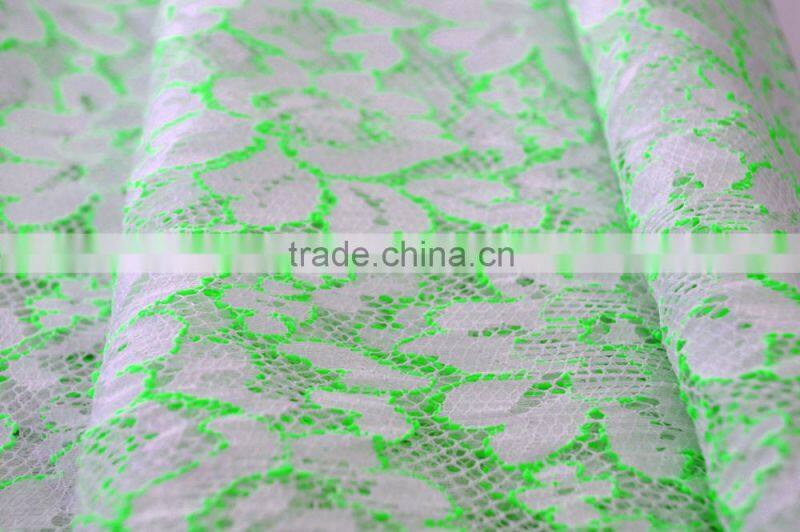 Polyester Mesh Lace Fabric Design For Women Dress DSN472