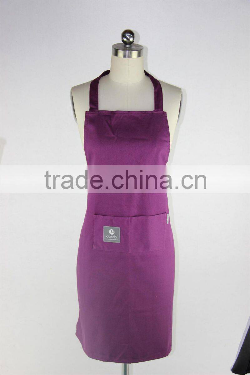 cotton twill fabric bib style apron