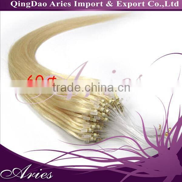 Straight Ombre Micro Ring Hair Extension in Dip Dye #1b to #613 100 strand/set 16-28 inch Women's Remy Micro Loop Hair Wholesale