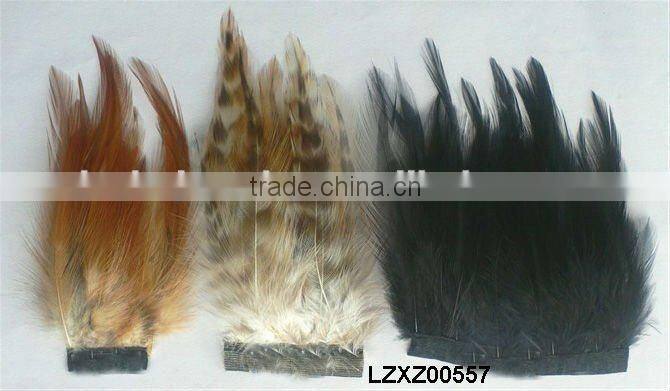 Black Rooster feather fringe trims LZAY1271027