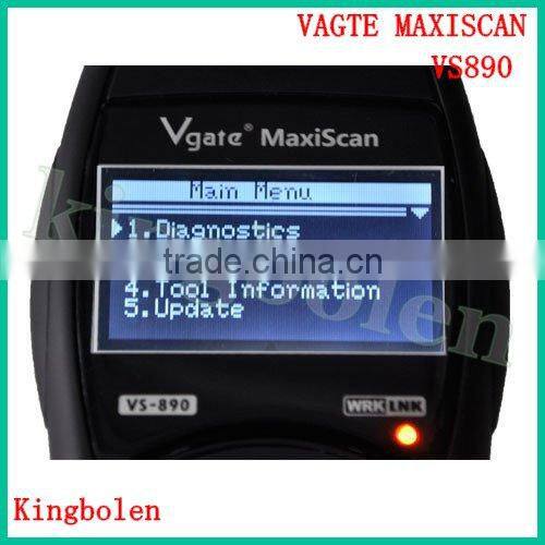 2014 New Arrival Universal Diagnostic Scanner Multi-language Auto Scantool Vgate MaxiScan VS890