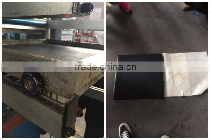 Rubber flooring tiles making line / rubber powder (floor tiles)making machine