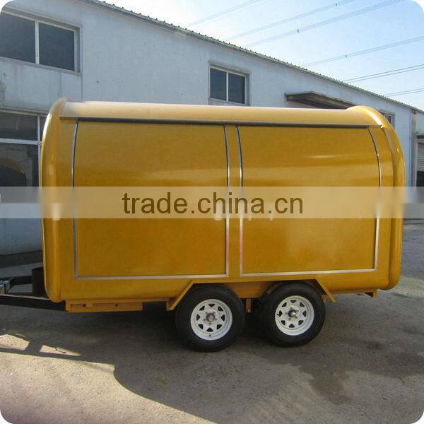 2014 Best Quality Oversea Gas Powered Steel Barbecue Ice Cream Food Trailer Cart XR-FC350 D