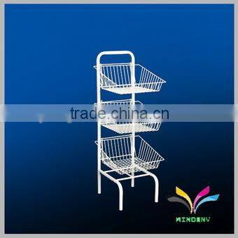 Metal Hanging display rack for folding book display stands