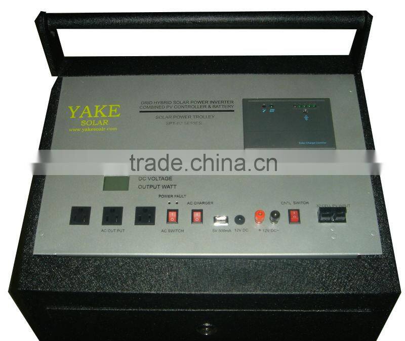 Grid Hybrid Solar Power Trolley