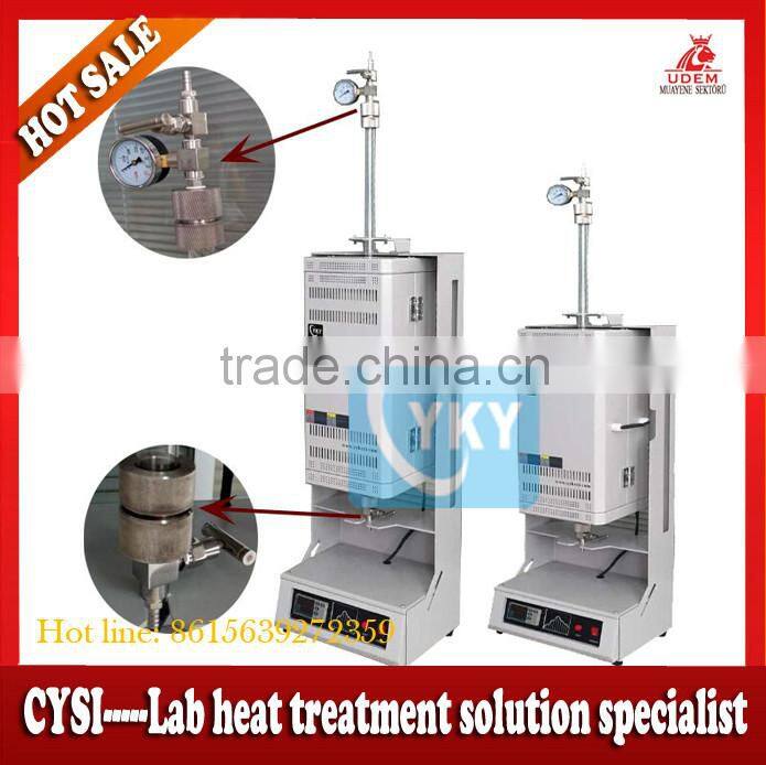 1700c High Temperature Dual zone Laboratory Vertical Tube Furnaces for Sale