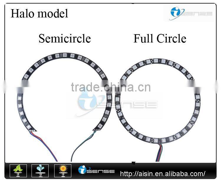 12V/24V 40mm -160mm Car led headlight led angel eye halo rings