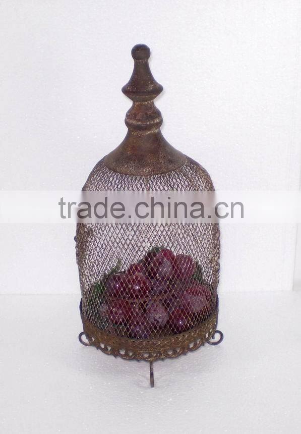 KS4195MC-metal cage plant holder