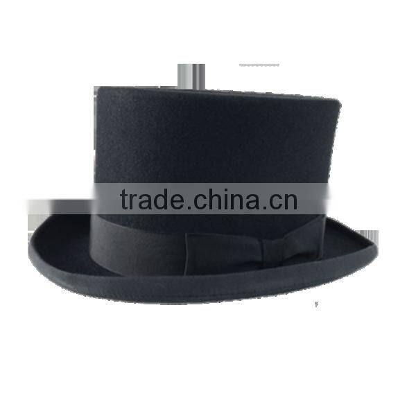 Ribbon and Rope Accessory Type and 100% Wool,100% Australian wool Material mini top hat