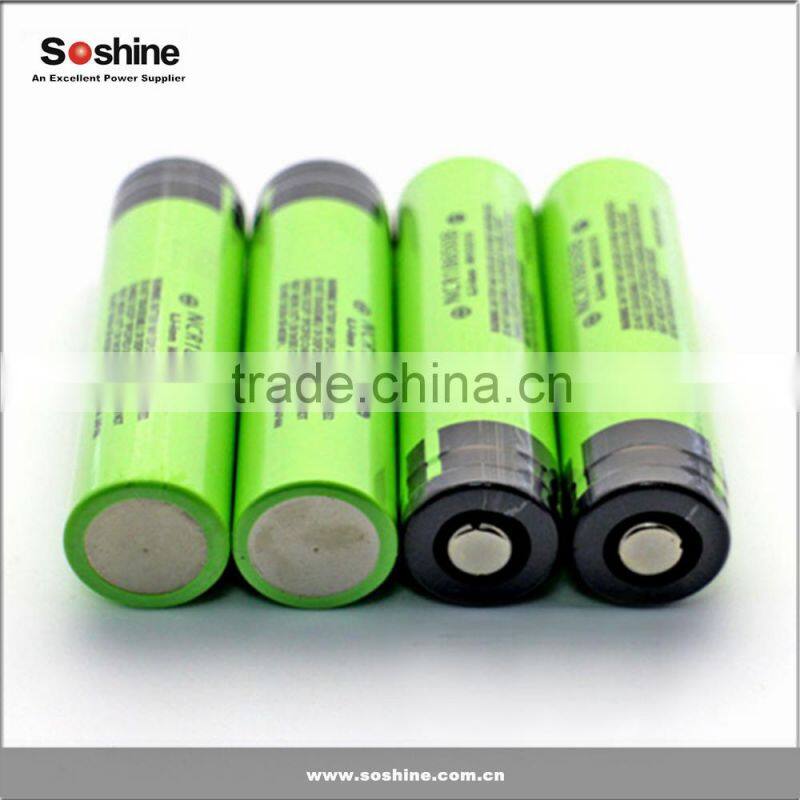 3.7V NCR18650B 18650 3400MAH button top battery with protection