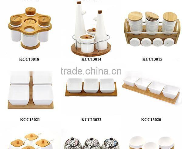2015 NEW design ceramic cup Hot selling wholesale ceramic mugs bamboo base ceramic coffee cup