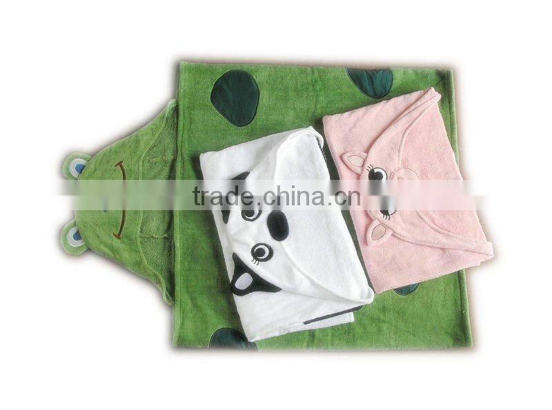 kids cotton hooded towel